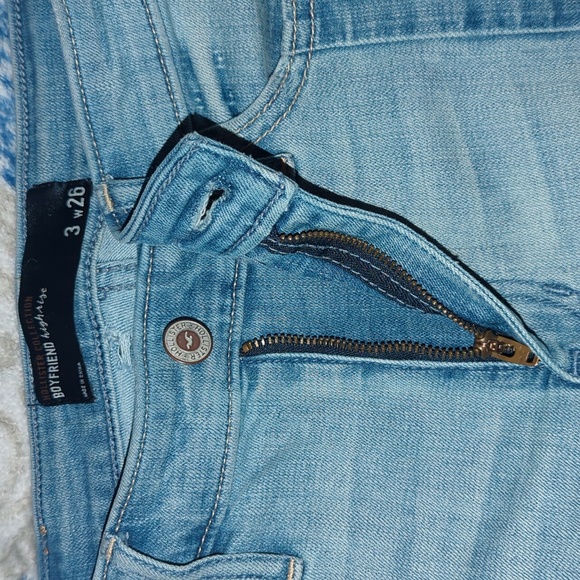 Hollister Boyfriend High-Rise Jeans 👖 3 w 26 - Picture 8 of 12